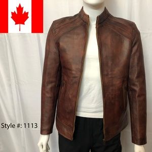 Genuine Leather Jacket for men Art#1113